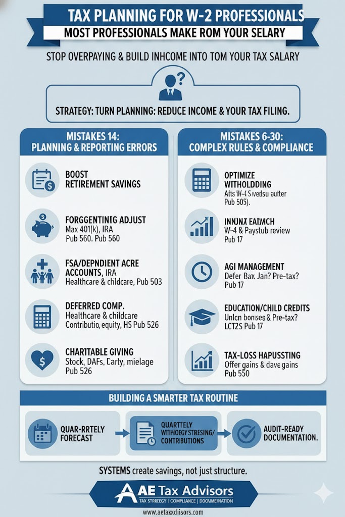How AE Tax Advisors Designs Tax Plans for W-2 Clients