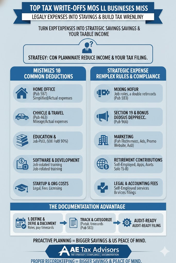 The Top Tax Write-Offs Most Small Businesses Miss