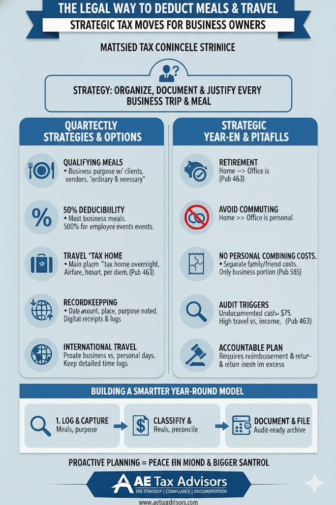 The Legal Way to Deduct Meals and Travel