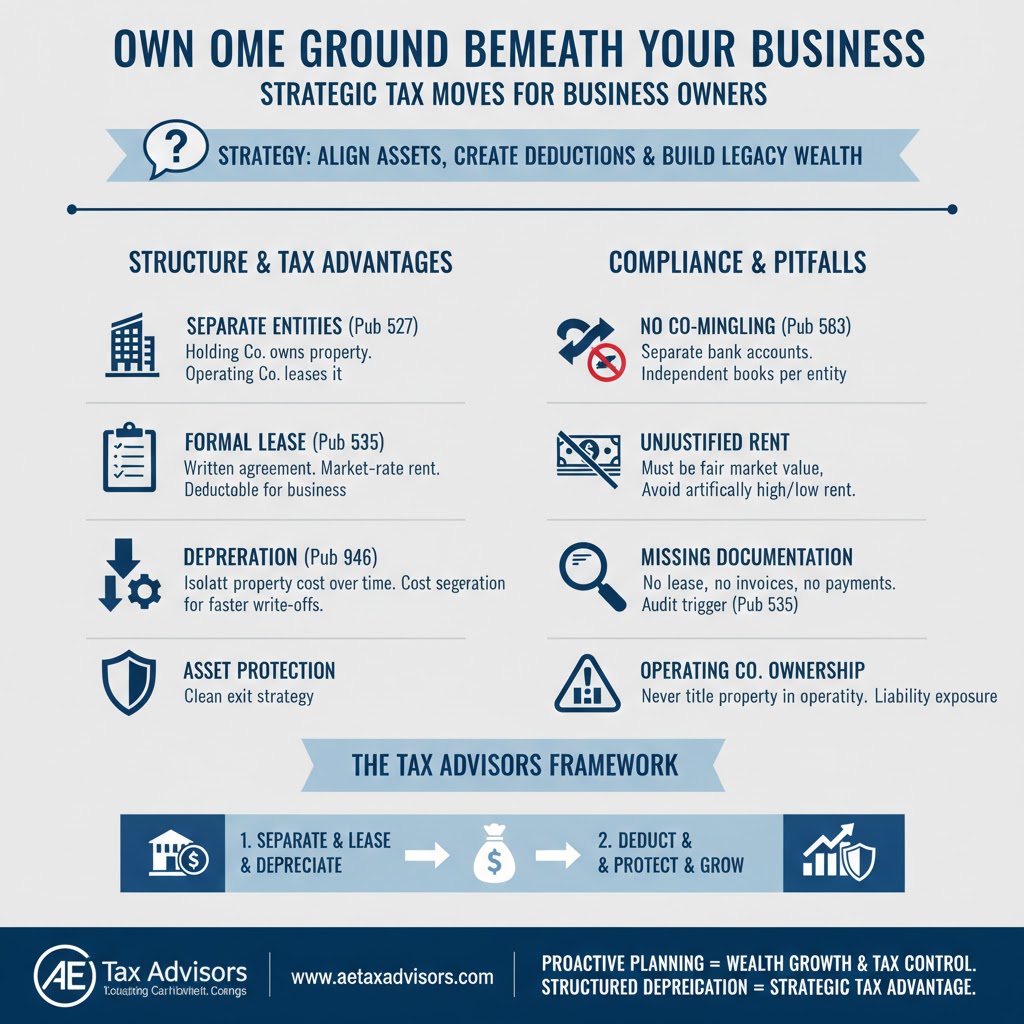 How to Legally Combine Real Estate and Business Ownership for Tax Advantage