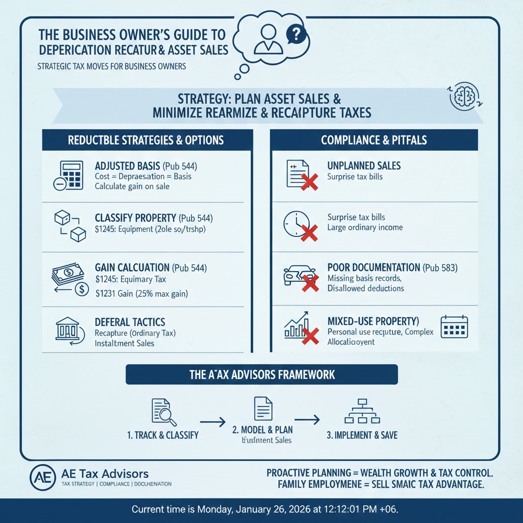 The Business Owner’s Guide to Depreciation Recapture and Asset Sales