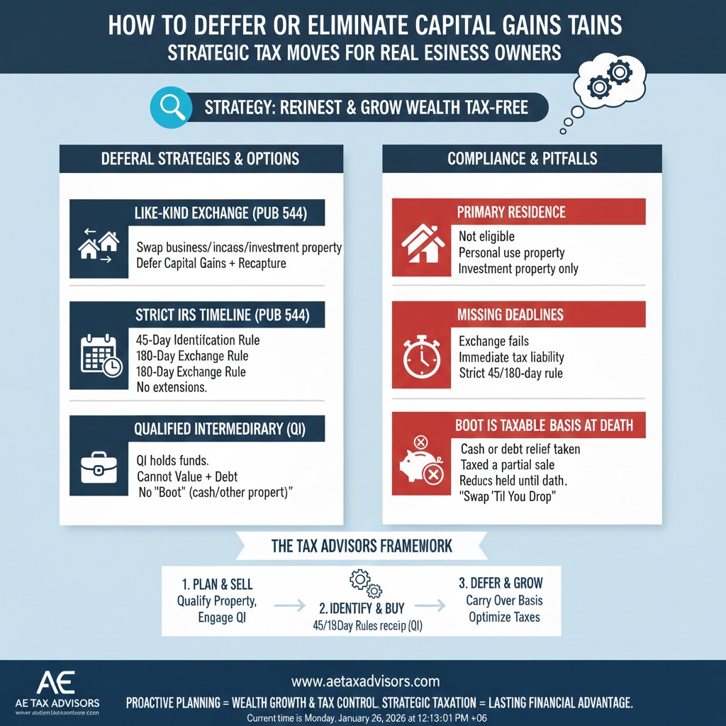 How to Defer or Eliminate Capital Gains Through a 1031 Exchange