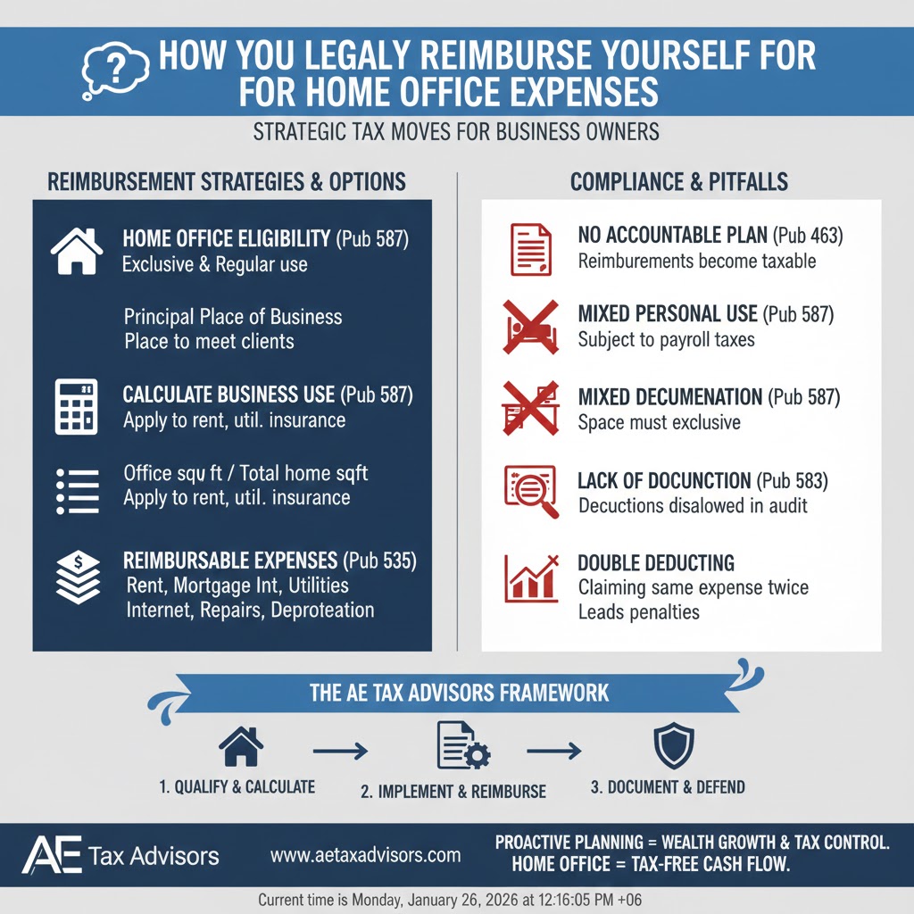 How to Legally Reimburse Yourself for Home Office Expenses