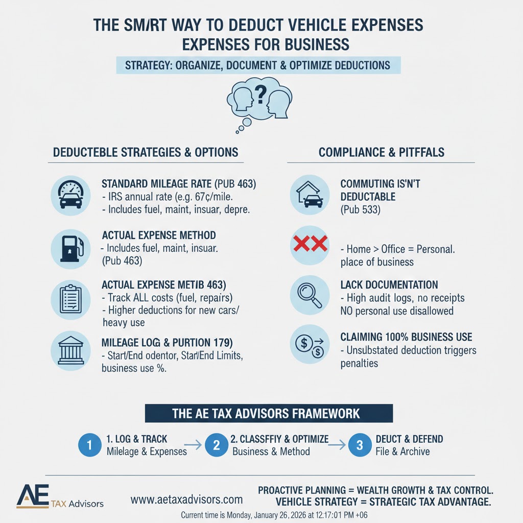 The Smart Way to Deduct Vehicle Expenses for Business