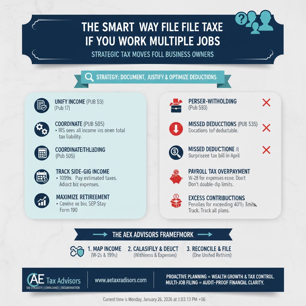 The Smart Way to File Taxes if You Work Multiple Jobs