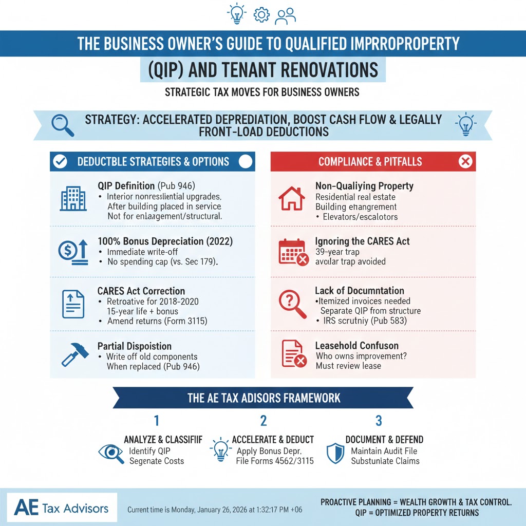 The Business Owner’s Guide to Qualified Improvement Property (QIP) and Tenant Renovations