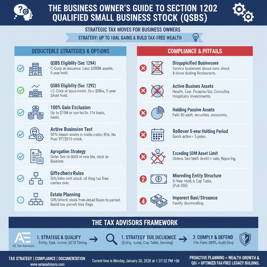 The Business Owner’s Guide to Section 1202 Qualified Small Business Stock (QSBS).