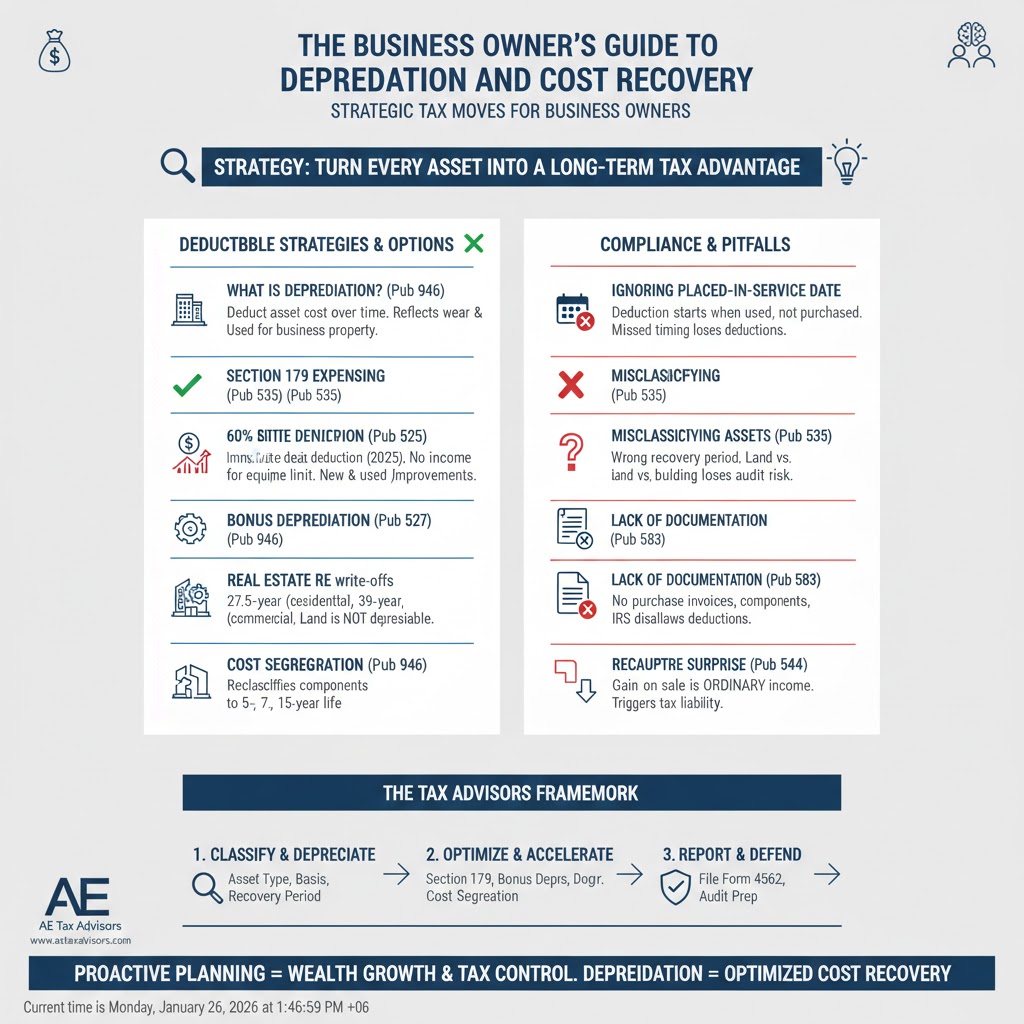 The Business Owner’s Guide to Depreciation and Cost Recovery.