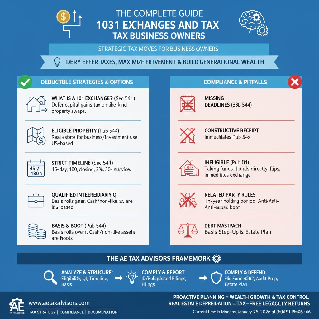 The Complete Guide to 1031 Exchanges and Tax Deferral.