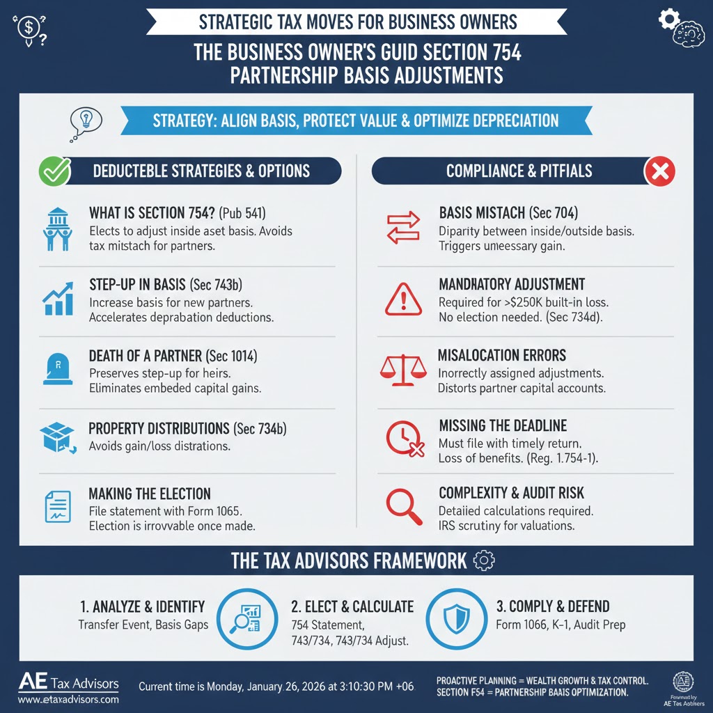 The Business Owner’s Guide to Section 754 Partnership Basis Adjustments.