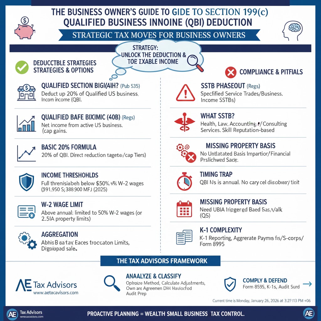 The Business Owner’s Guide to Section 199A Qualified Business Income (QBI) Deduction.