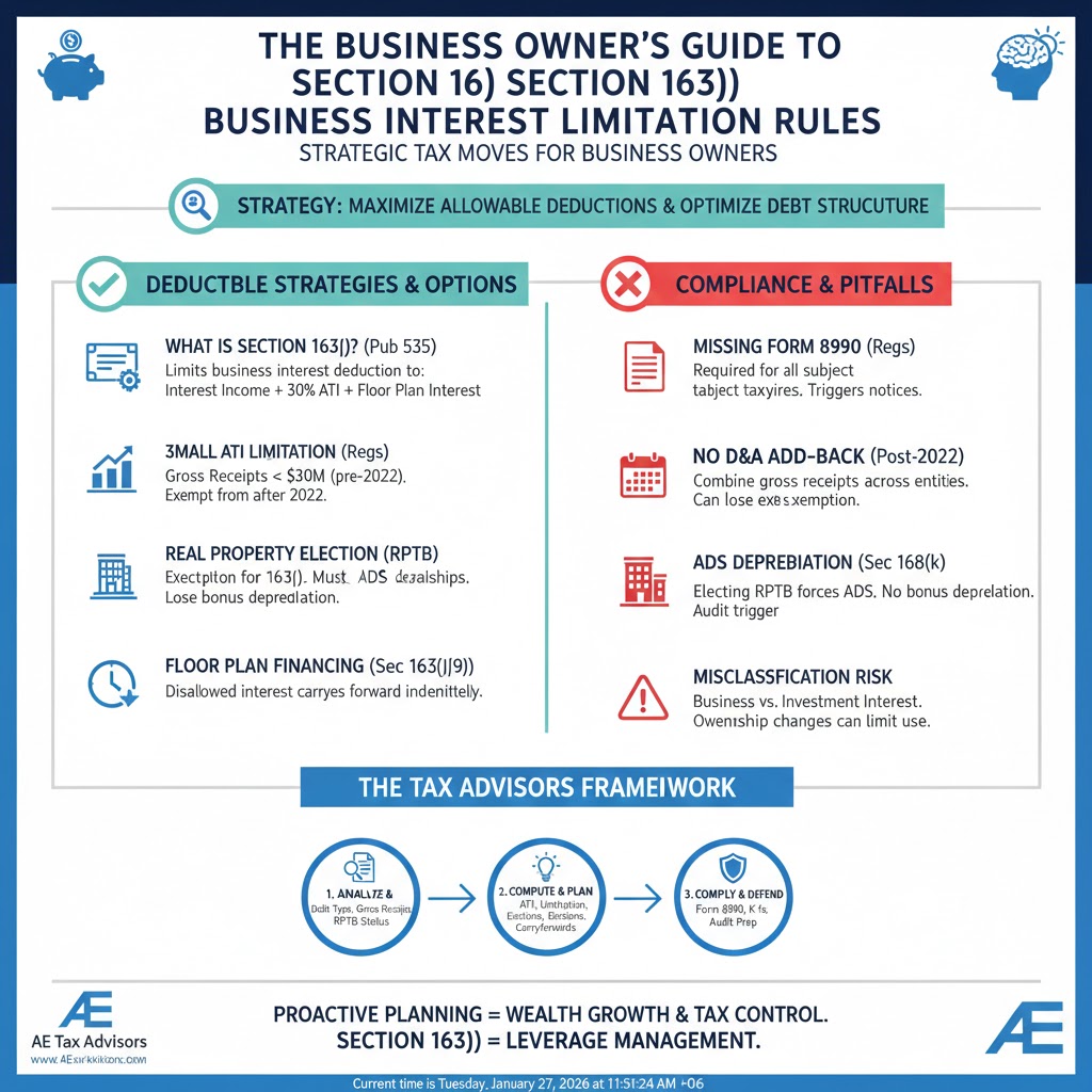 The Business Owner’s Guide to Section 163(j) Business Interest Limitation Rules