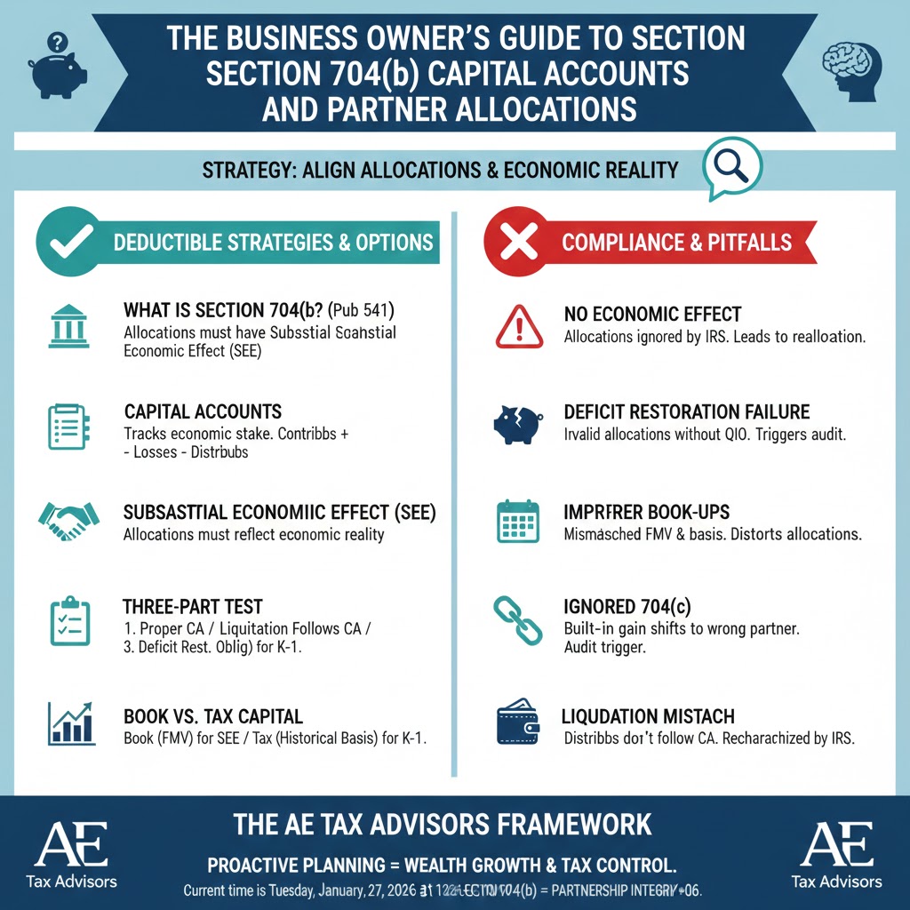 The Business Owner’s Guide to Section 704(b) Capital Accounts and Partner Allocations.