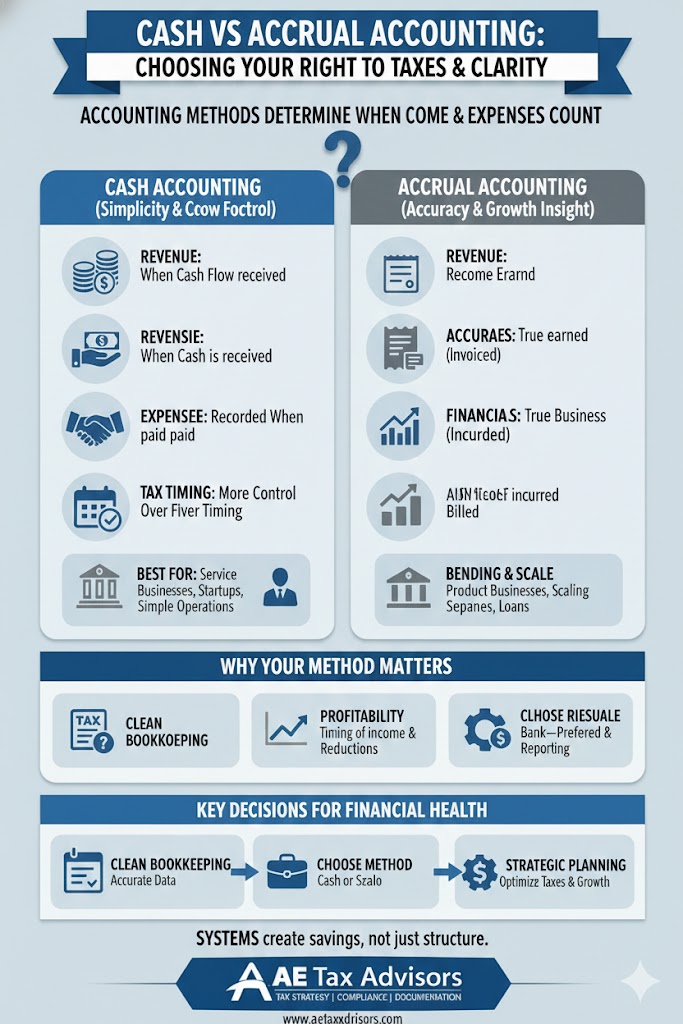 Cash vs Accrual Accounting: How to Choose the Right Method for Your Business