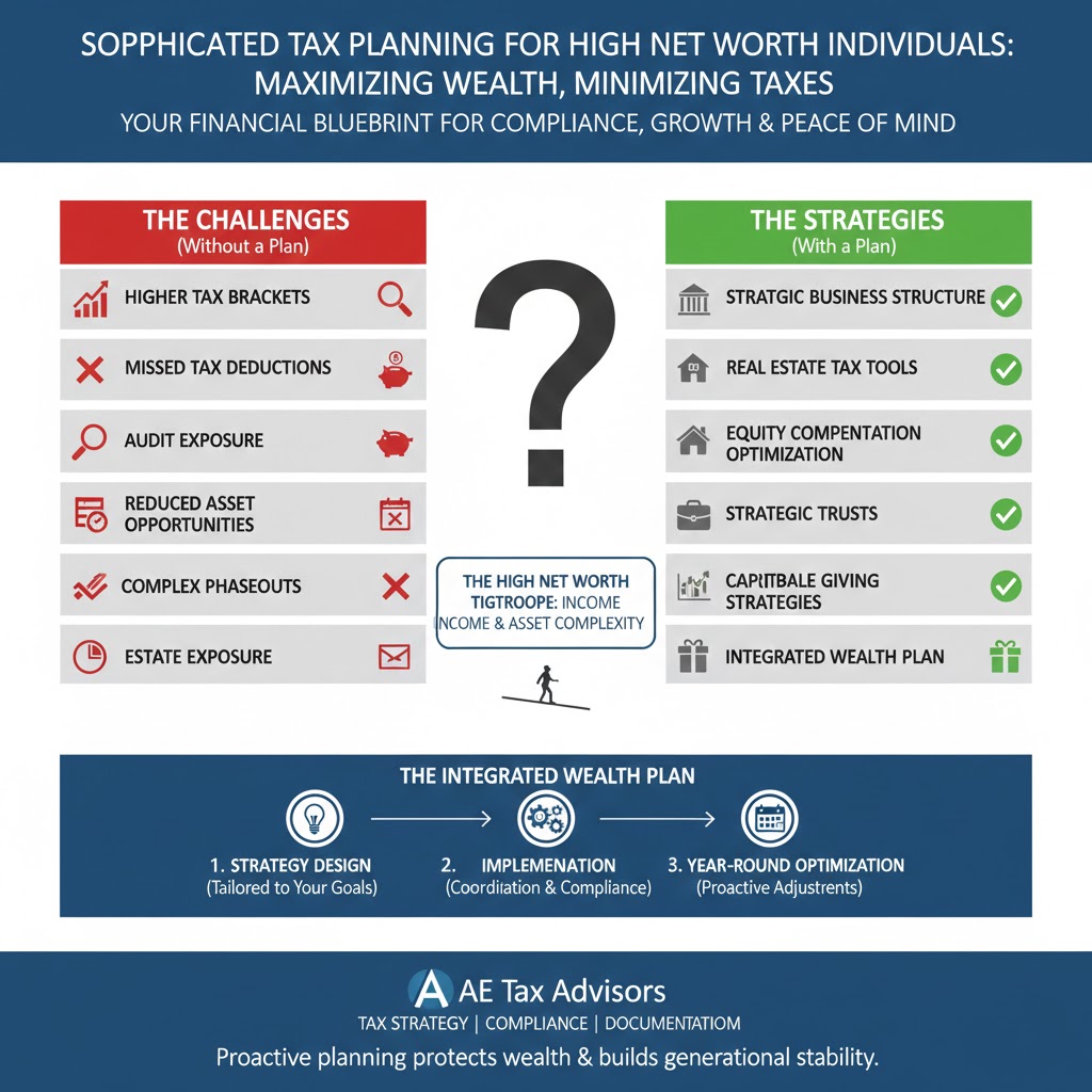 Sophisticated Tax Planning for High Net Worth Individuals