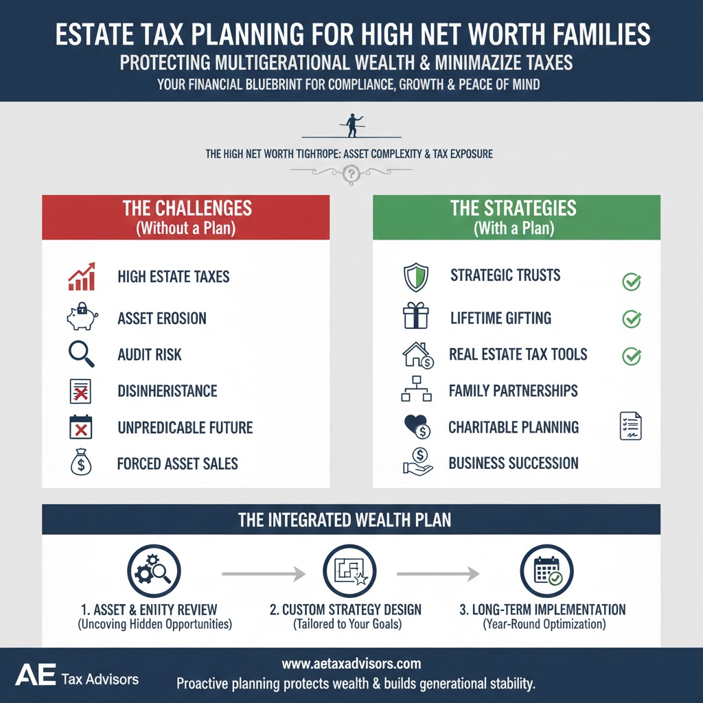 Estate Tax Planning Advice for High Net Worth Families
