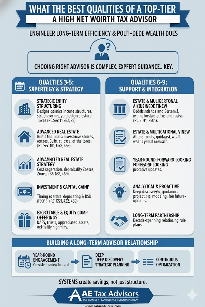 What the Best Tax Advisor for High Net Worth Clients Should Actually Do