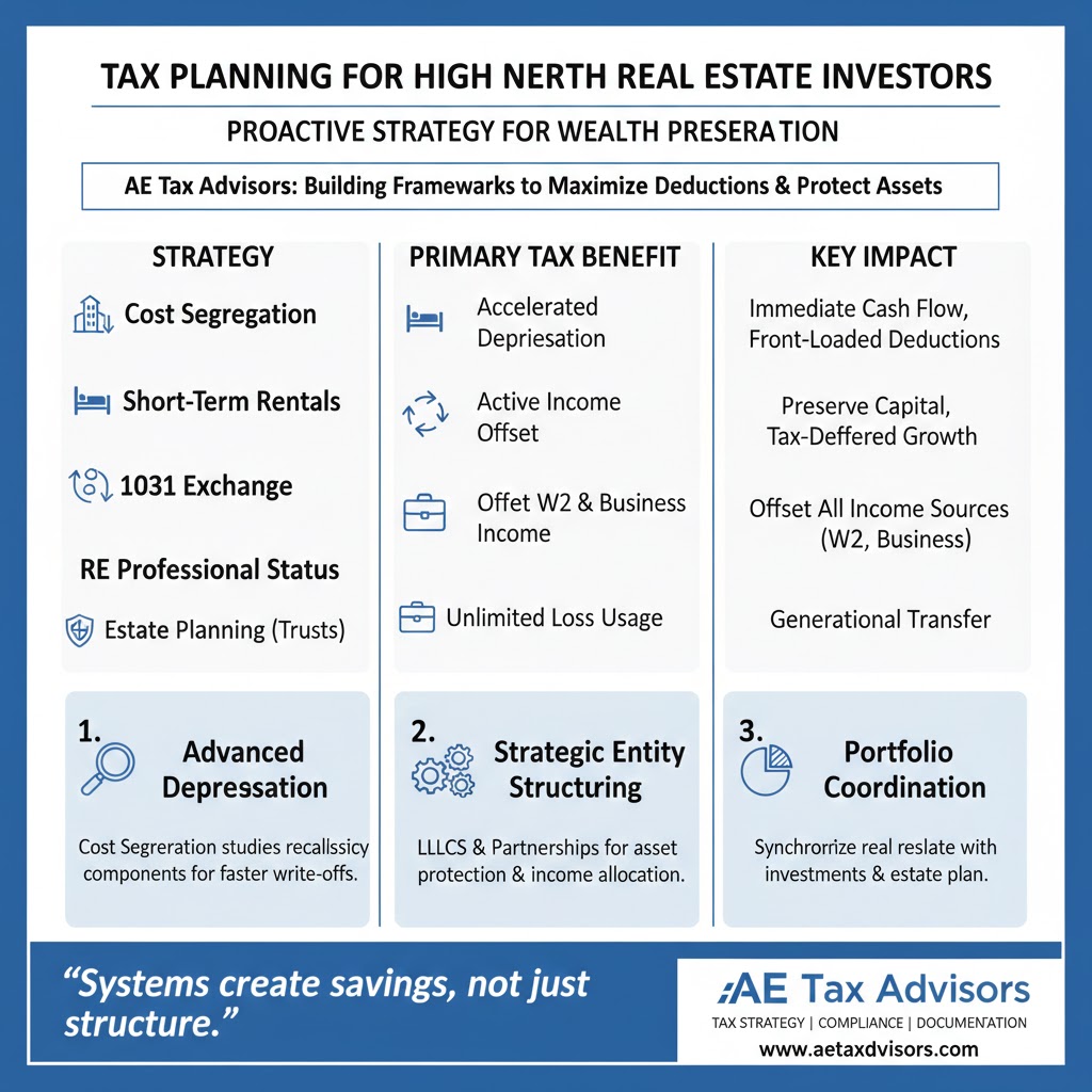 Tax Planning for High Net Worth Real Estate Investors