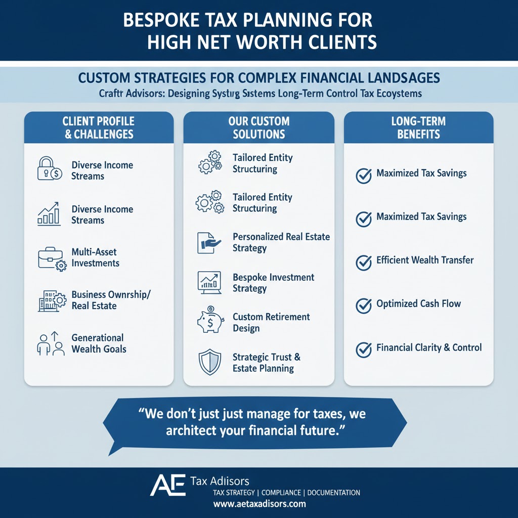 Bespoke Tax Planning for High Net Worth Clients
