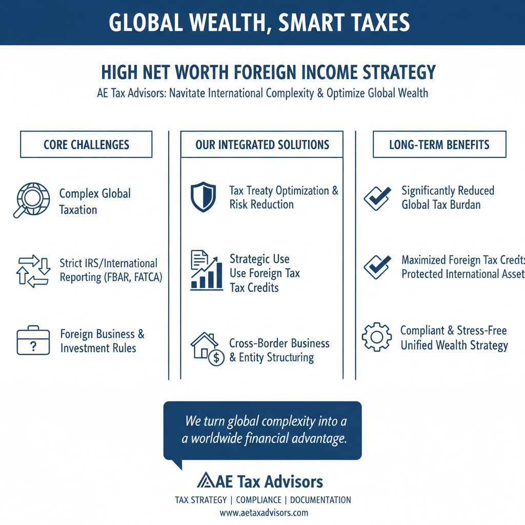 Why You Need a Tax Advisor Specializing in High Net Worth Foreign Income