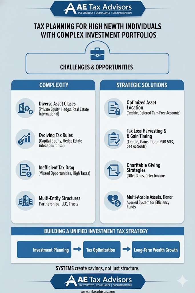Tax Planning for High Net Worth Individuals With Complex Investment Portfolios
