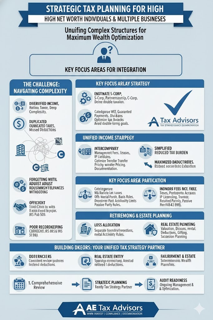 Tax Planning for High Net Worth Individuals With Multiple Business Entities