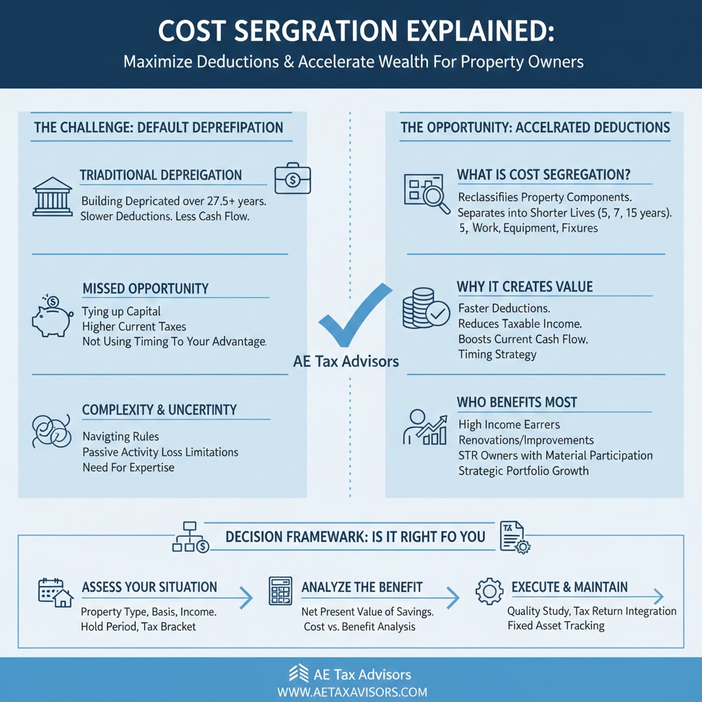 Cost Segregation Explained in Plain English (For Real Estate Owners)