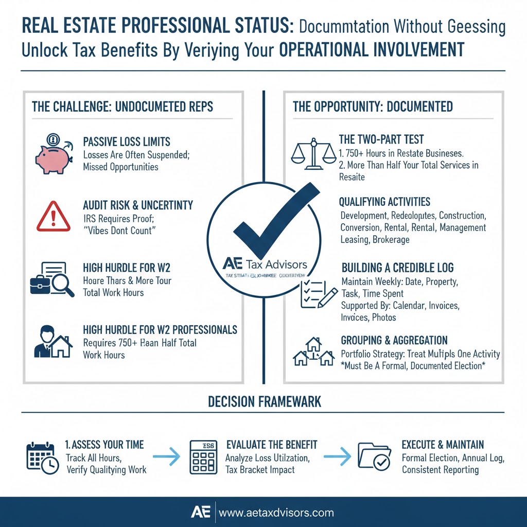 Real Estate Professional Status: What It Is and What the IRS Looks For