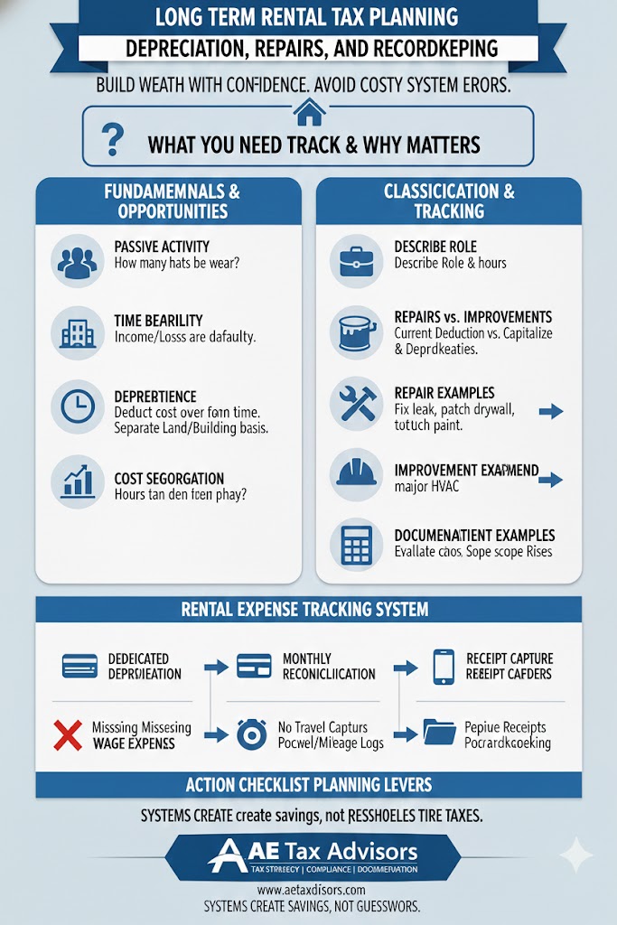 long-term rental tax - Long Term Rental Tax Planning: Depreciation, Repairs, and Recordkeeping