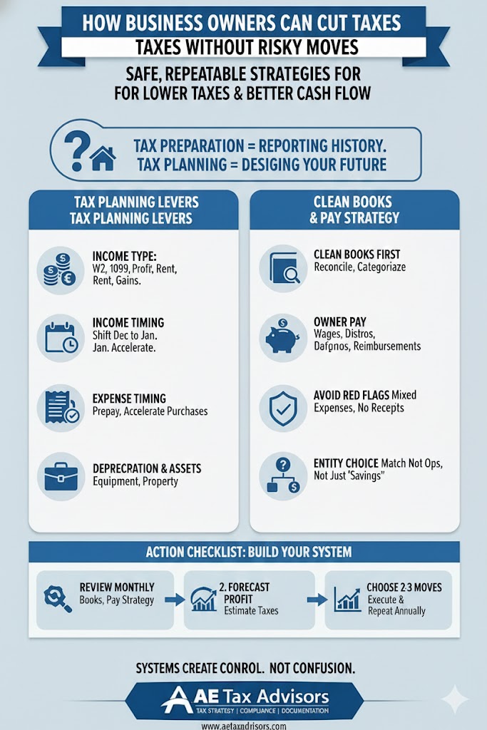 How Business Owners Can Cut Taxes Without Risky Moves