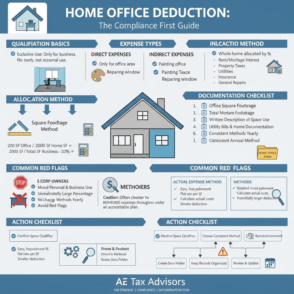 Home Office Deduction: The Compliance First Guide for Owners