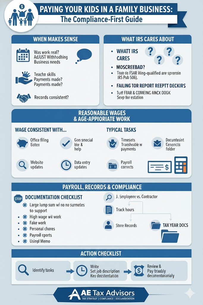 How To Pay Your Kids in a Family Business (Legally and Correctly)