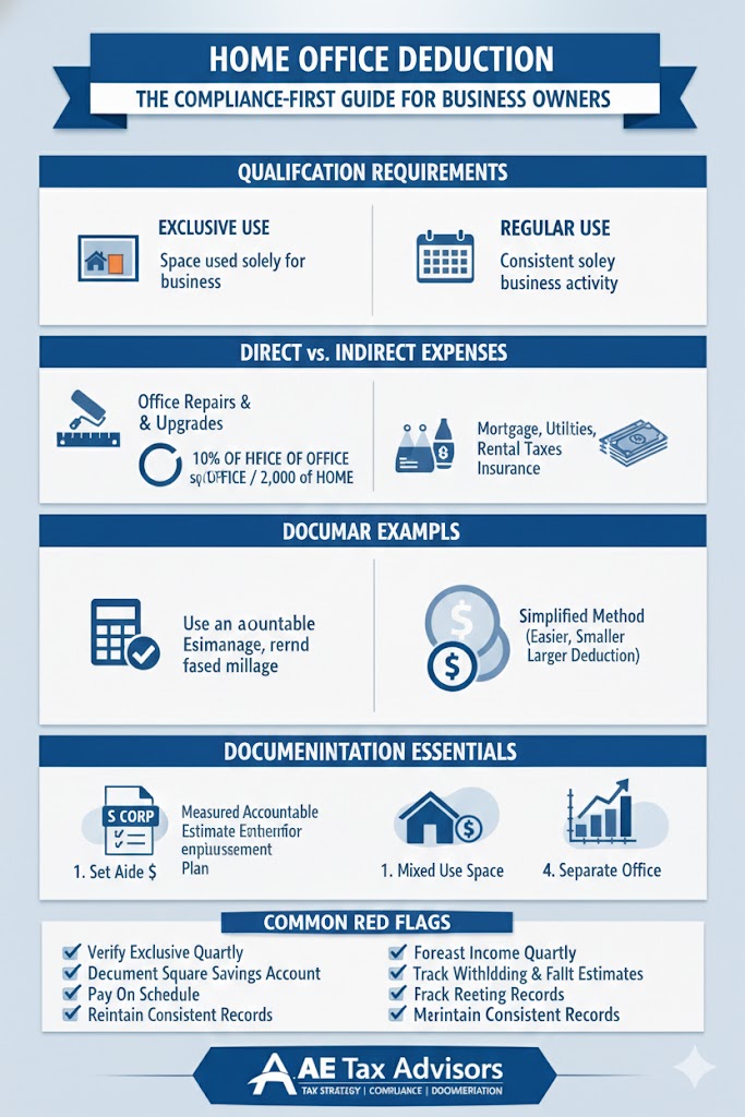 Home Office Deduction: The Compliance First Guide for Owners